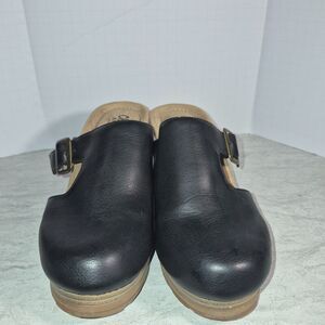 Black Cheeks Fit Body by Tony Little Clog Shoe's with Energy Pad's, Size 6